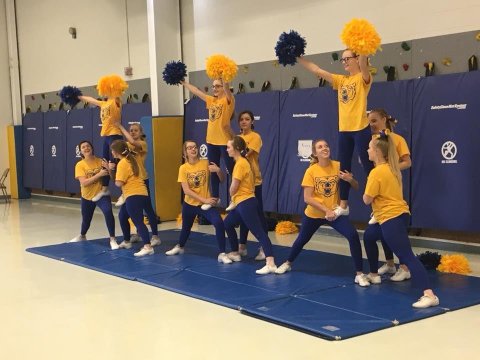 Cheerleader practice